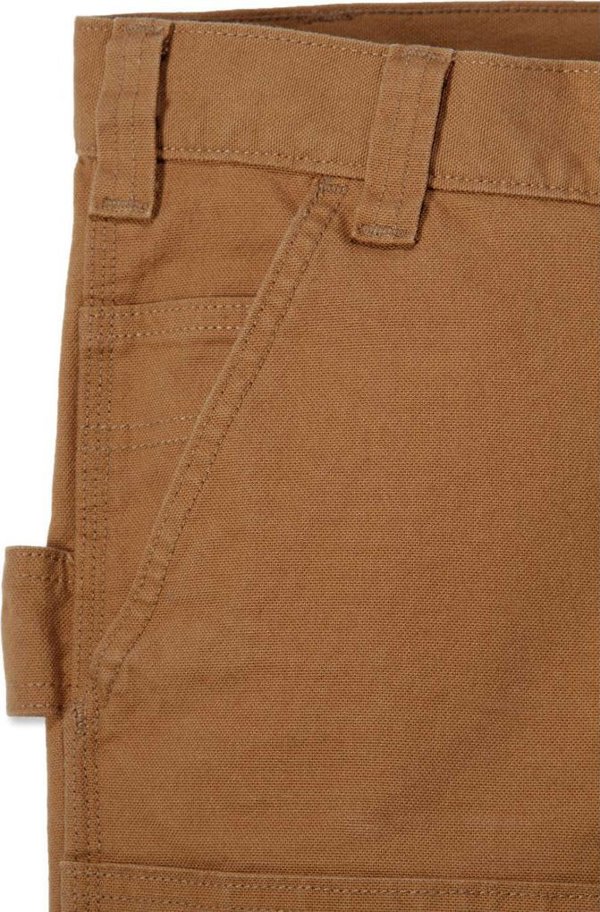 Carhartt Παντελόνι Carhartt Stretch Duck Double Front Καφέ