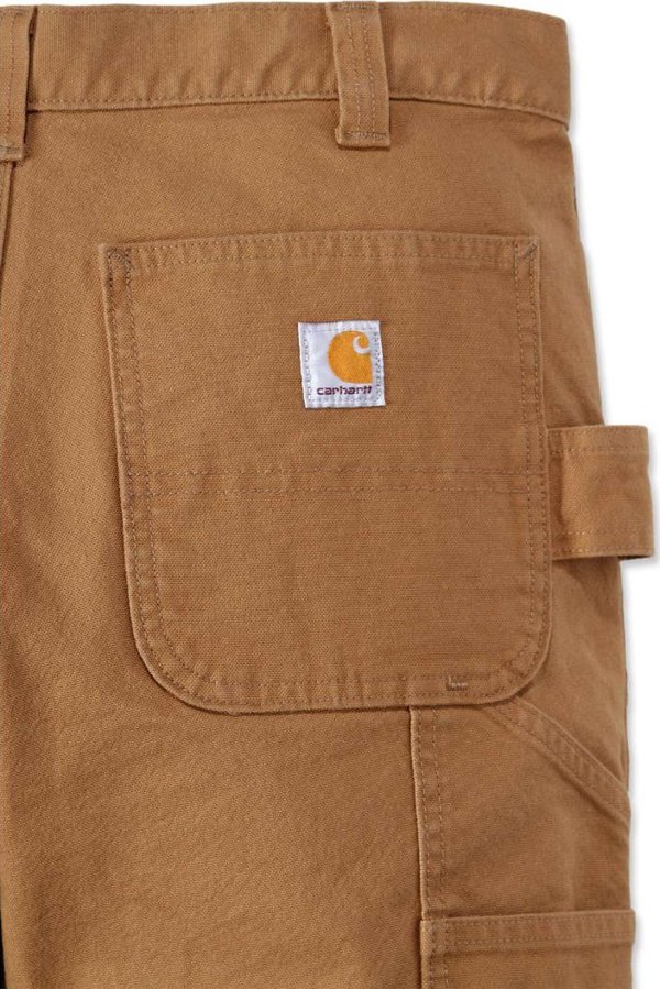 Carhartt Παντελόνι Carhartt Stretch Duck Double Front Καφέ