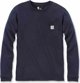 Carhartt Μπλούζα Carhartt WK126 Workwear Pocket L/S Navy