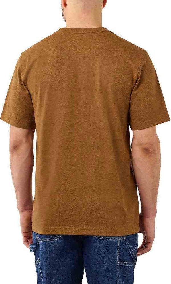 Carhartt Koszulka Carhartt Heavyweight Pocket Oiled Walnut