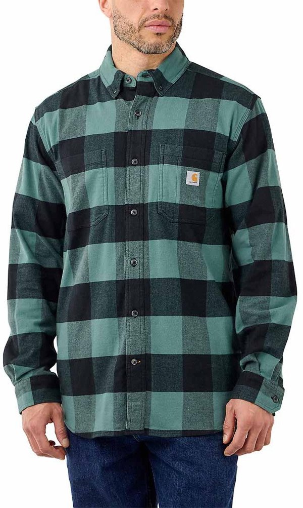Carhartt Koszula Flanelowa Carhartt Rugged Flex Mid Green
