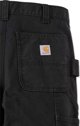 Carhartt Παντελόνι Carhartt Stretch Duck Double Front Μαύρο