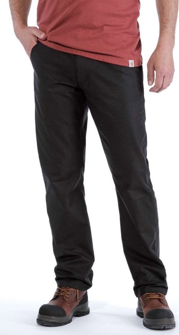 Carhartt Παντελόνι Carhartt Rugged Stretch Canvas Pant Μαύρο