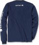 Carhartt Μπλούζα Carhartt Logo Μακρυμάνικη Navy
