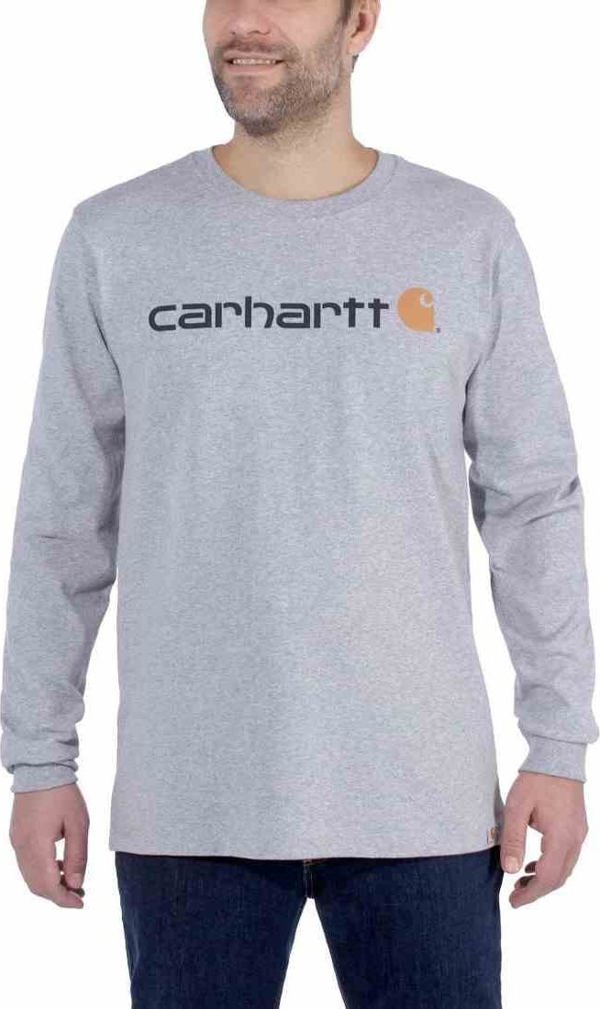 Carhartt Μπλούζα Carhartt EMEA Signature L/S Γκρι