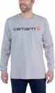 Carhartt Μπλούζα Carhartt EMEA Signature L/S Γκρι