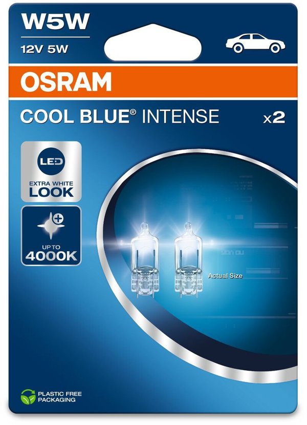 CAR LIGHT BLUE INTENSE 5W12V W5W 2V