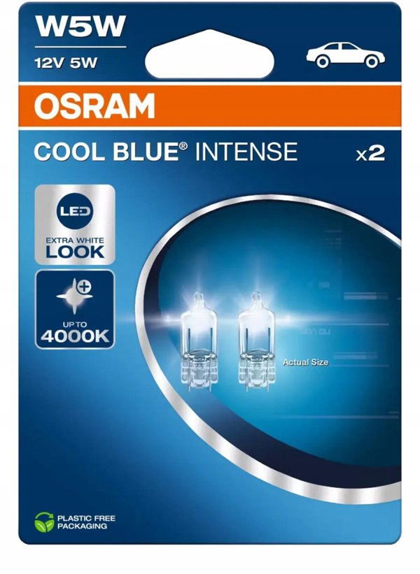 CAR LIGHT BLUE INTENSE 5W12V W5W 2V