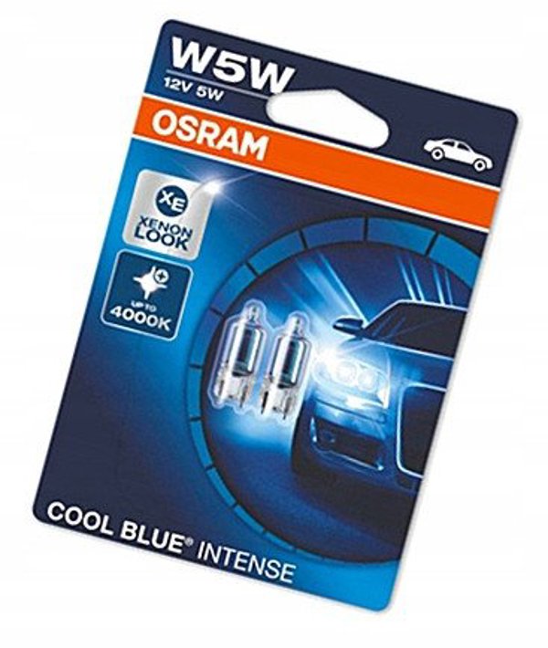 CAR LIGHT BLUE INTENSE 5W12V W5W 2V