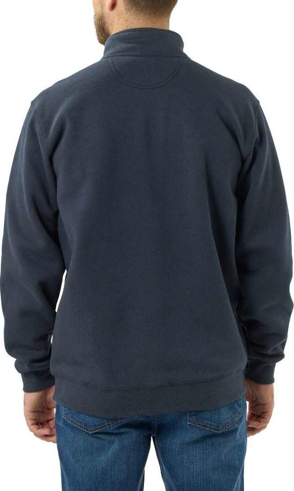 Carhartt Μπλούζα Carhartt Quarter Zip Midweight Mock New Navy
