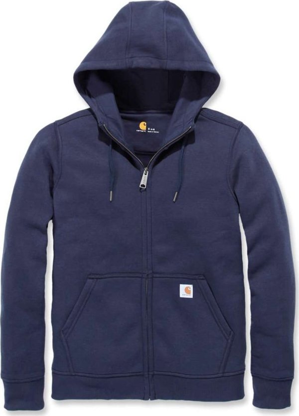 Carhartt Μπλούζα Carhartt Clarksburg Full Zip Hoodie Navy