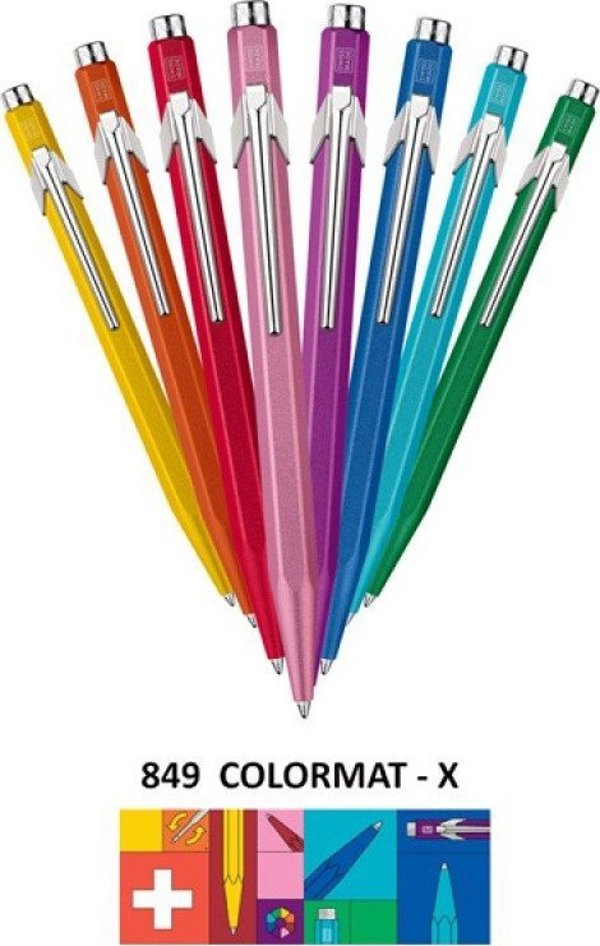 Στυλό Caran d`Arche CARAN D'ACHE 849 Colormat-X, M, πράσινο
