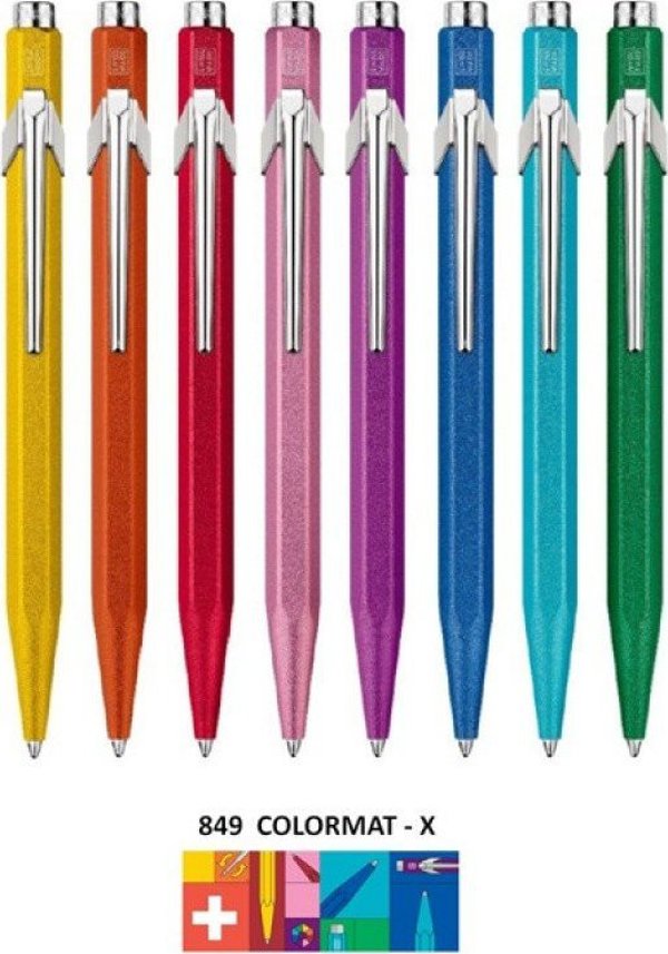 Στυλό Caran d`Arche CARAN D'ACHE 849 Colormat-X, M, πράσινο