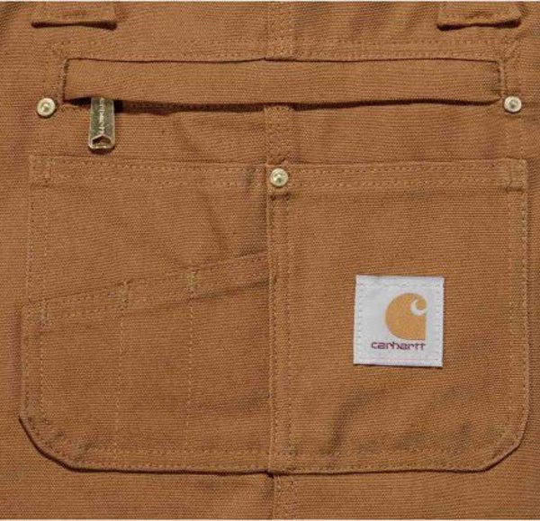 Carhartt Ogrodniczki Bib Overall Brown wW34/L32