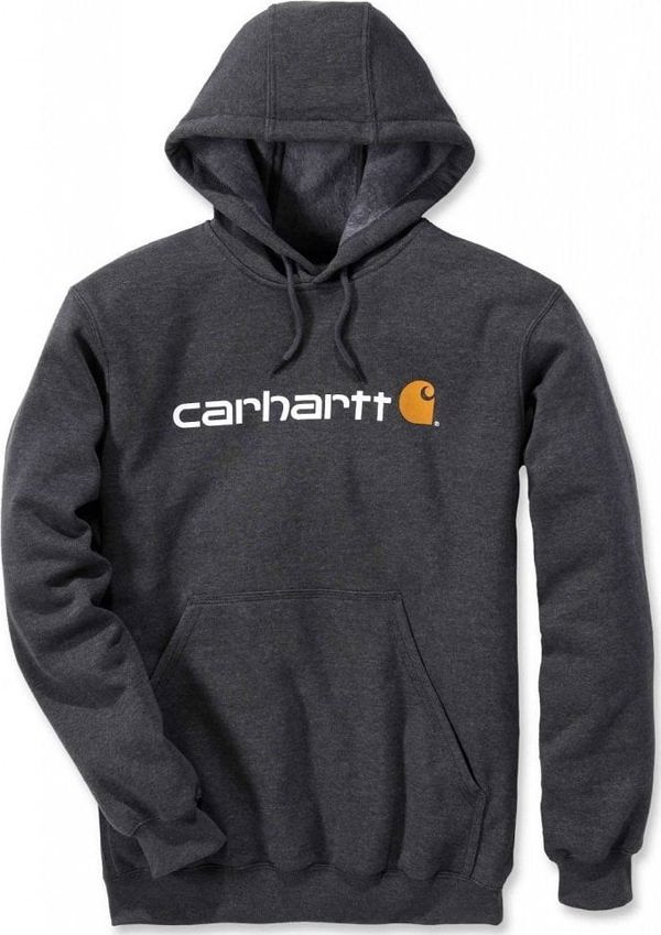 Φούτερ Carhartt Signature Logo Midweight Carbon