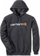 Φούτερ Carhartt Signature Logo Midweight Carbon