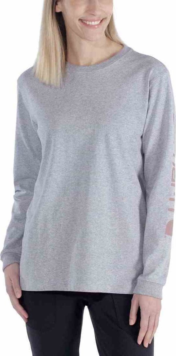 Carhartt Μπλουζάκι Carhartt Workwear Sleeve Logo Γκρι