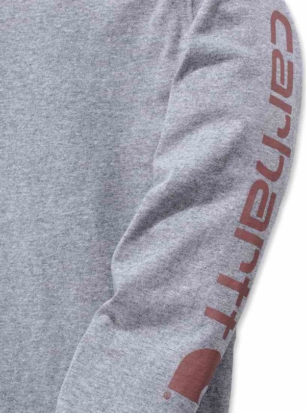 Carhartt Μπλουζάκι Carhartt Workwear Sleeve Logo Γκρι
