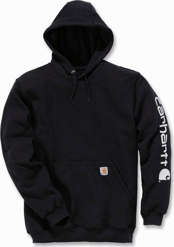 Φούτερ Carhartt Midweight Signature Logo Μαύρο