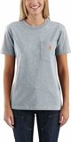 Carhartt Μπλουζάκι Carhartt WK87 Workwear Pocket Κοντομάνικο Γκρι