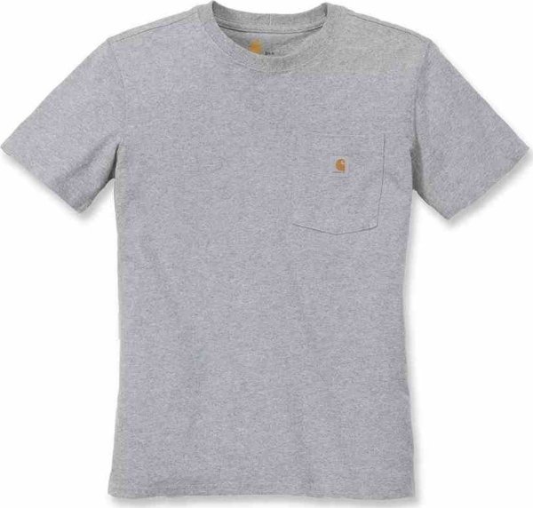Carhartt Μπλουζάκι Carhartt WK87 Workwear Pocket Κοντομάνικο Γκρι