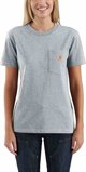 Carhartt Μπλουζάκι Carhartt WK87 Workwear Pocket Κοντομάνικο Γκρι