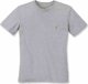 Carhartt Μπλουζάκι Carhartt WK87 Workwear Pocket Κοντομάνικο Γκρι