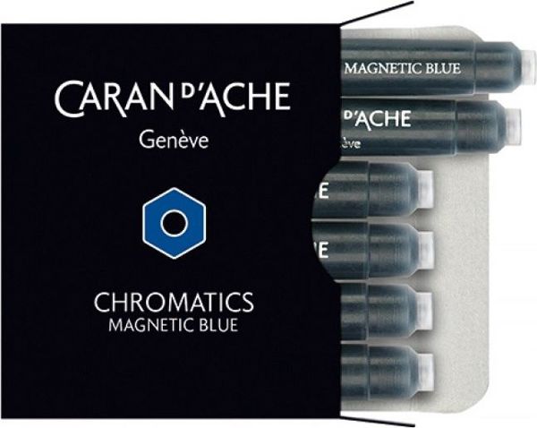 Caran d'Ache Chromatics Φυσίγγια Μελάνης, Ανοιχτό Μπλε, 6 Τεμάχια