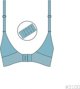 Carriwell Σουτιέν θηλασμού CARRIWELL με Carri-Gel Μαύρο L 3122