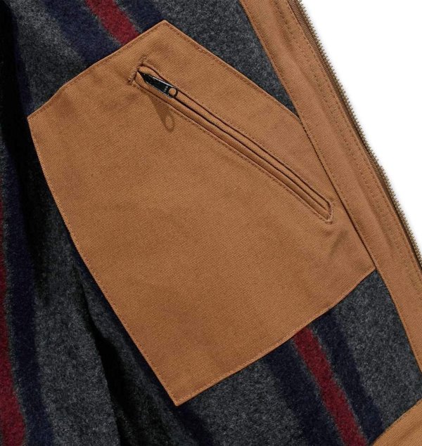 Carhartt Kurtka Carhartt Duck Detroit Jacket Brown