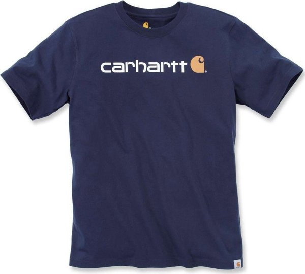 Carhartt Μπλούζα Carhartt Core Logo T-Shirt Navy