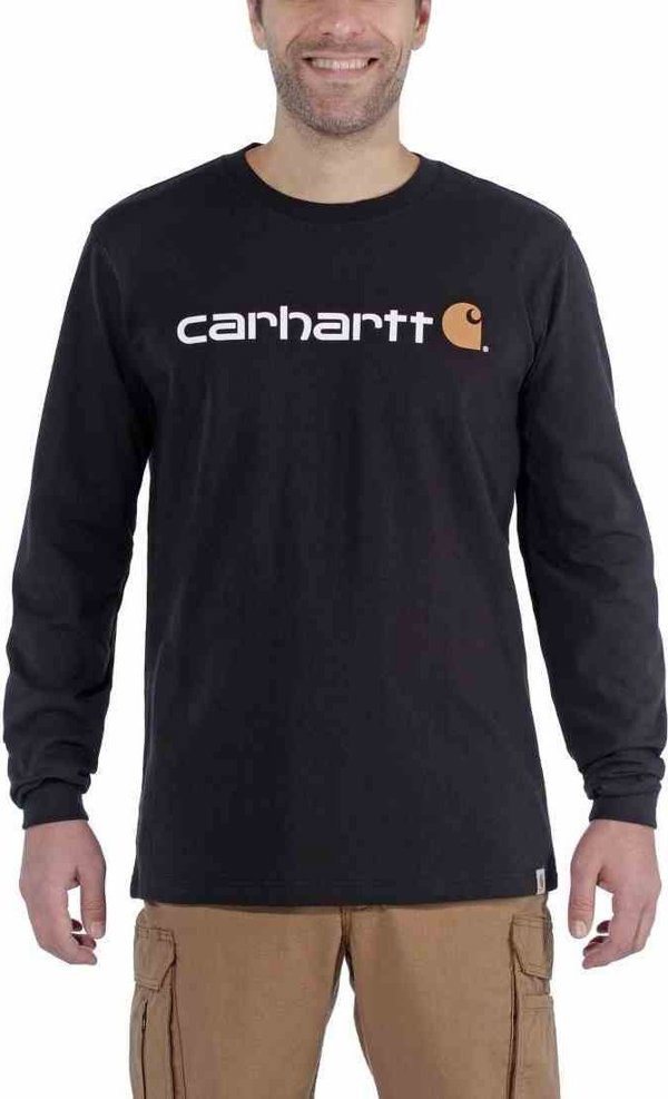 Carhartt Μπλούζα Carhartt EMEA Signature Graphic L/S Μαύρο