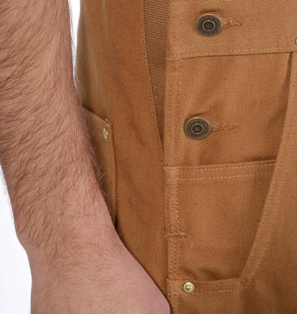 Carhartt Ogrodniczki Bib Overall Brown W42/L32