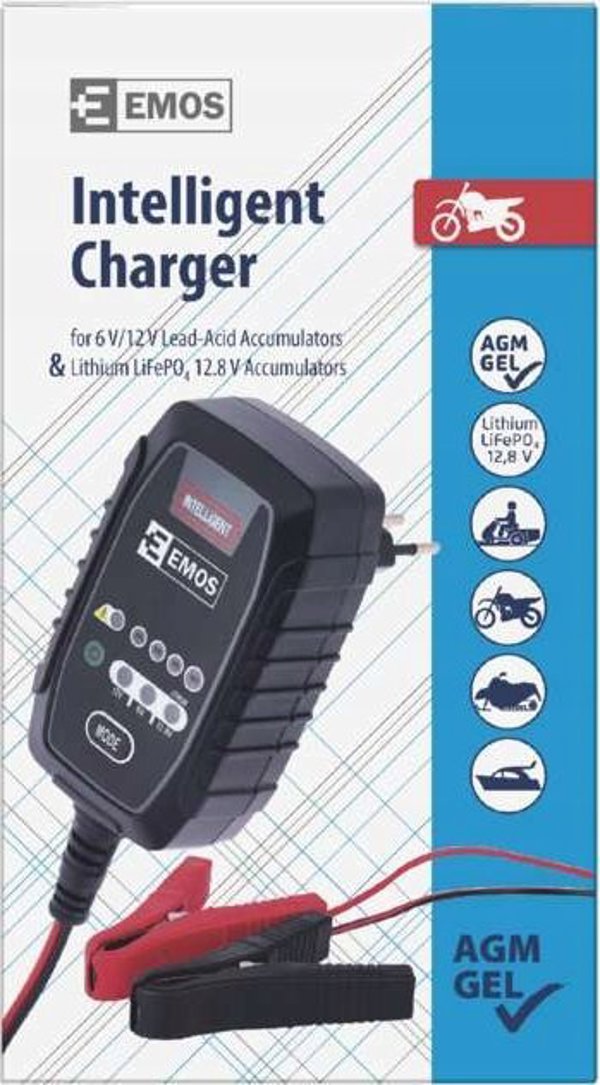 Φορτιστής μπαταρίας αυτοκινήτου 6/12V 0.8A 1.2-30Ah