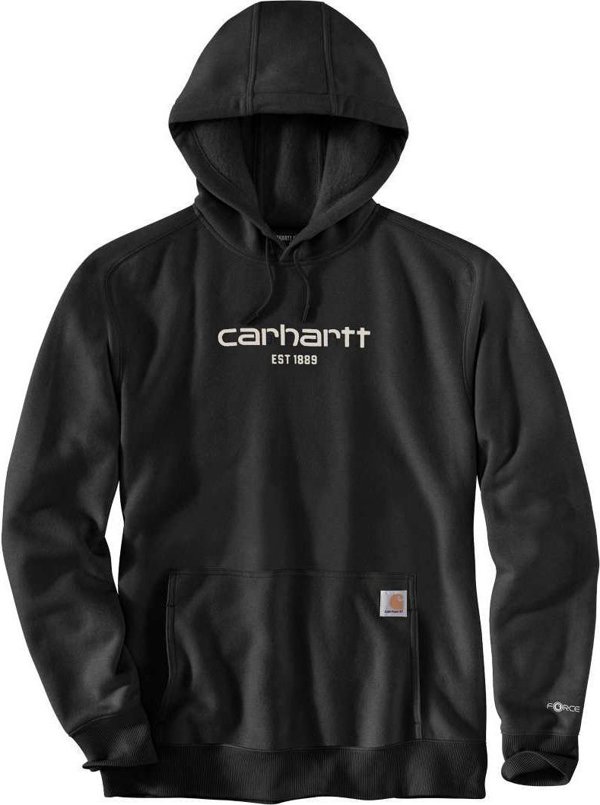 Φούτερ Carhartt Force Lightweight Logo Μαύρο