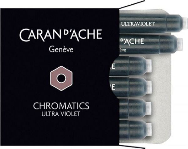 Caran d'Ache Φυσίγγια Μελάνης Chromatics Μωβ, 6 Τεμάχια