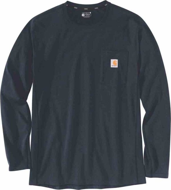 Carhartt Μπλούζα Carhartt Force Χαλαρή Εφαρμογή Μ/Μ Navy