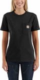 Carhartt Μπλούζα Carhartt WK87 Workwear Pocket Μαύρο