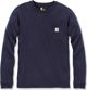 Carhartt Μπλούζα Carhartt WK126 Workwear Pocket L/S Navy