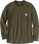 Carhartt Μπλούζα Carhartt Force Midweight Pocket LS Basil