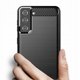 Ελαστική θήκη Carbon Case για Samsung Galaxy S21+ 5G (S21 Plus 5G) μαύρο