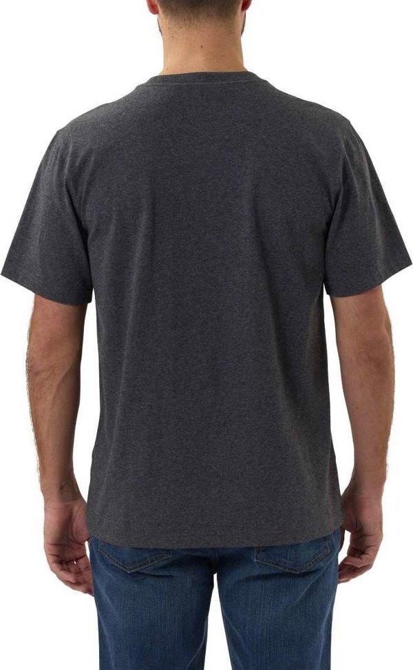 Carhartt Μπλούζα Carhartt Heavyweight Core Logo Carbon