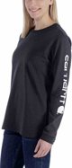 Carhartt Μπλούζα Carhartt Workwear Sleeve Logo Μαύρο
