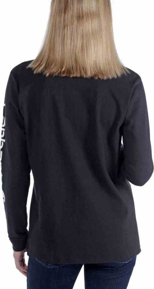 Carhartt Μπλούζα Carhartt Workwear Sleeve Logo Μαύρο