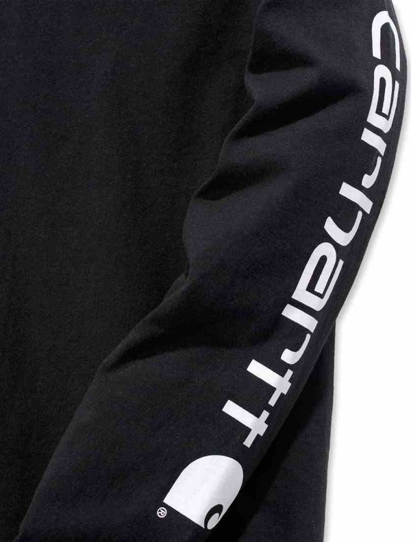 Carhartt Μπλούζα Carhartt Workwear Sleeve Logo Μαύρο