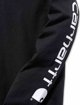 Carhartt Μπλούζα Carhartt Workwear Sleeve Logo Μαύρο