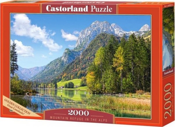 Castorland Παζλ 2000 Κομματιών Mountain Shelter Στις Άλπεις, Πολύχρωμο
