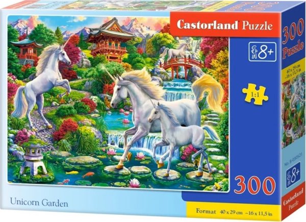Castorland Παζλ 300 κομμάτια B-030521 Unicorn Garden μονόκεροι