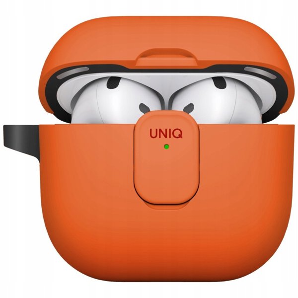 Θήκη UNIQ Clyde για AirPods 4 Lock Case πορτοκαλί