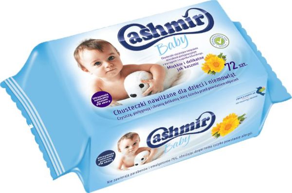 Cashmir Υγρά Μαντηλάκια για Παιδιά και Βρέφη CASHMIR Baby 72τεμ.